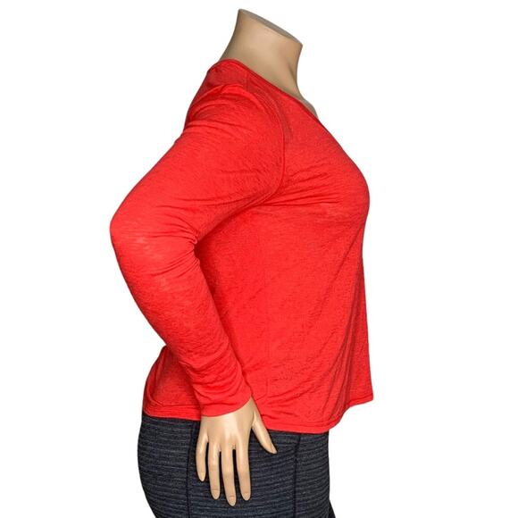 Victoria's Secret NWOT Pajama Top Long Sleeve Coral Size L - Picture 5 of 7